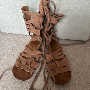 Free people lace up gladiators